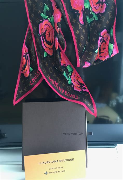 louis vuitton roses scarf stephen sprouse|stephen sprouse for sale.